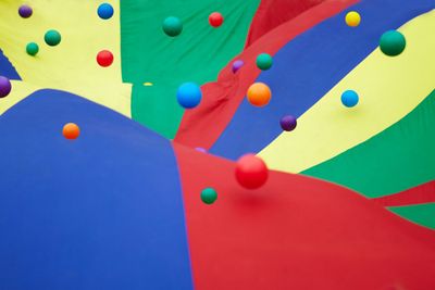 Multicoloured balls