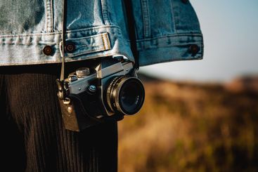Woman Taking Picture Outdoors