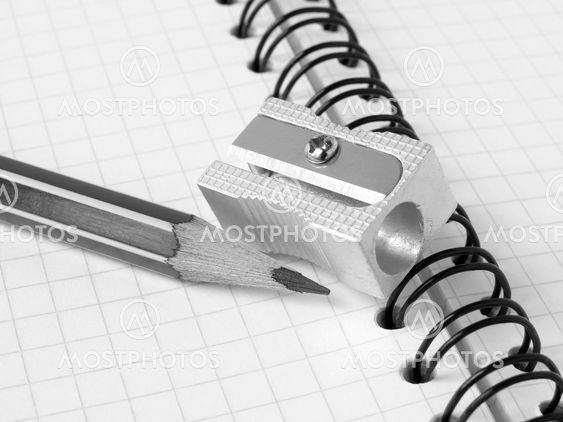 sharpener och penna