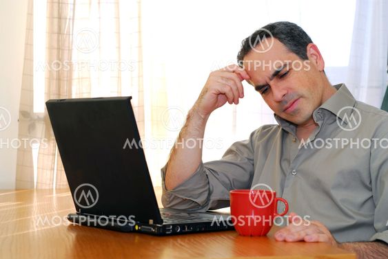 Man with laptop