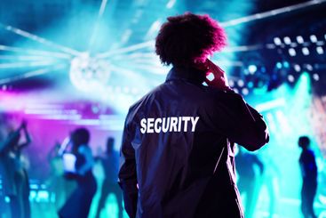 Protecting the crowd at the club event