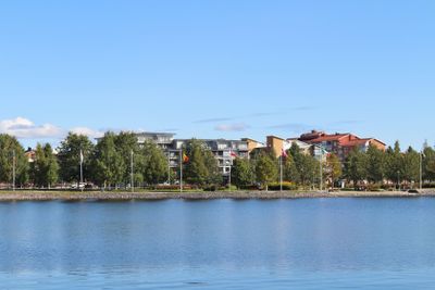 Utsikt från Västra Kajen i Piteå