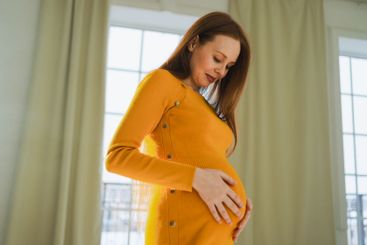 Pregnancy motherhood people expectation future. Pregnant...