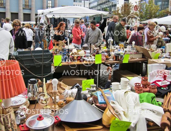 Garage sale on Hötorget