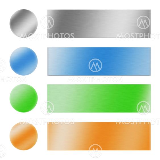 Buttons and banners