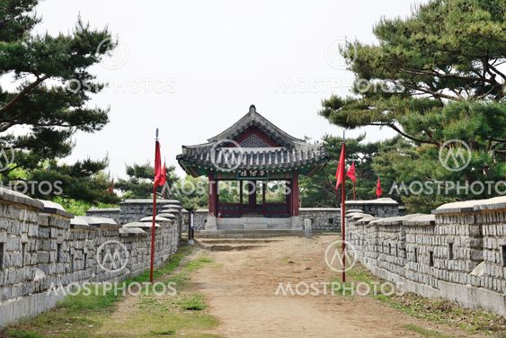 South-West Pavilion of Suwon Hwaseong called Seonam...