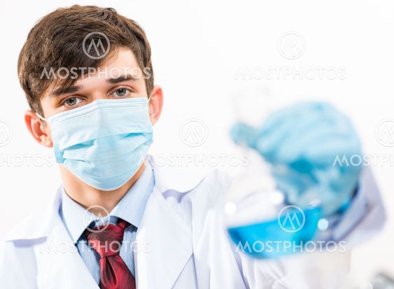 Portrait of a scientist working in the lab