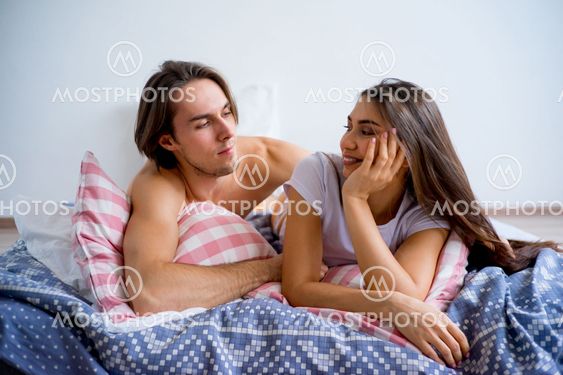 Couple in bed