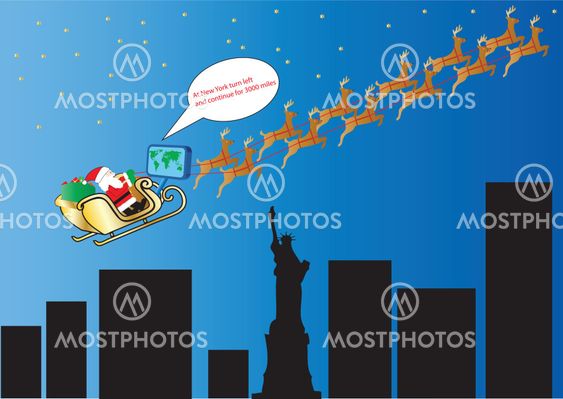 Santa satelliittinavigoinnin
