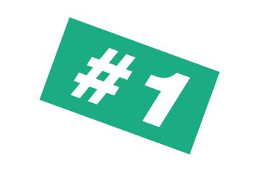 Number 1 Letter Rubber Stamp Vector Template