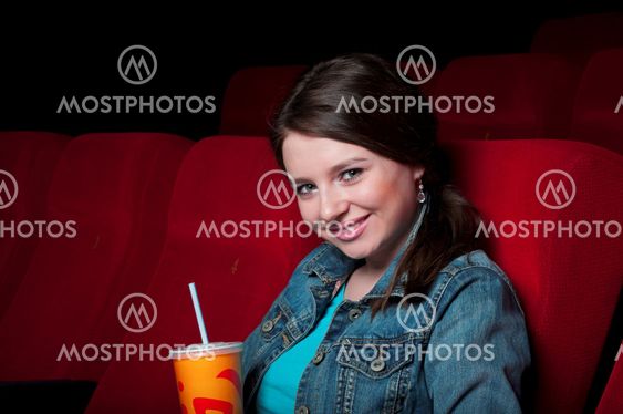 woman in cinema