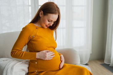 Pregnancy motherhood people expectation future. Pregnant...