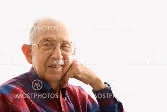 Portrait of elderly man.