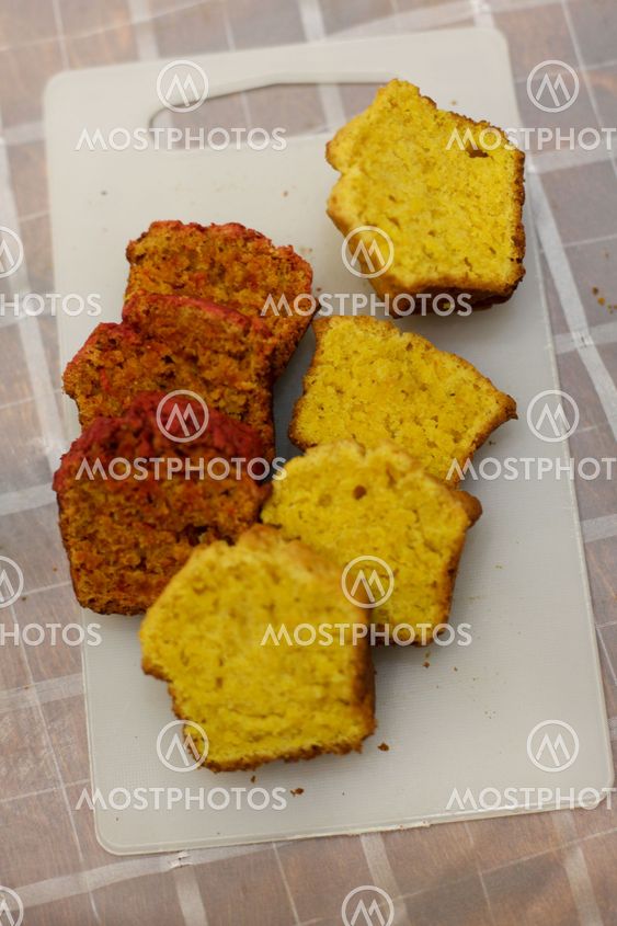 Coloured Cakes
