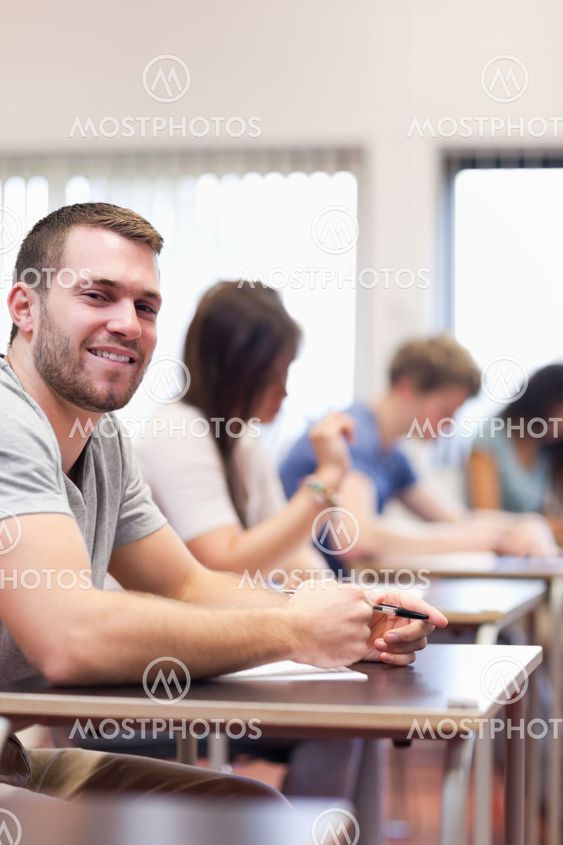 Portrait of a smiling young man