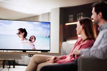 Cozy Night In: Couple Relaxing