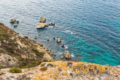 Rocky seacoast on Sardinia island, Italy