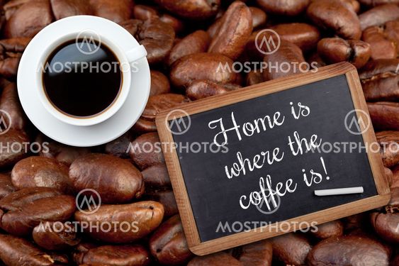 Composite image of white cup of coffee