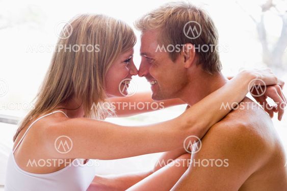 Couple cuddling