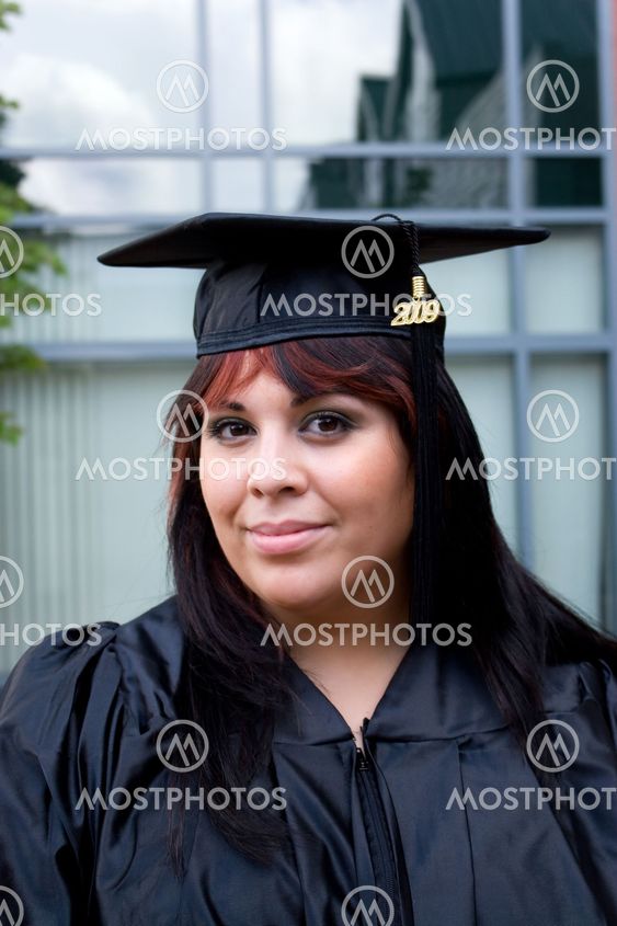 Young Woman Graduating