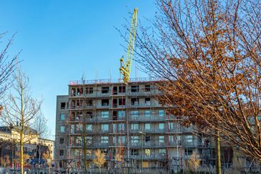 Hus byggs i Västra hamnen i Malmö