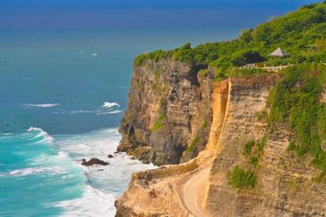 Coast at Uluwatu, Bali, Indonesia.