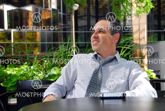 Businessman relax