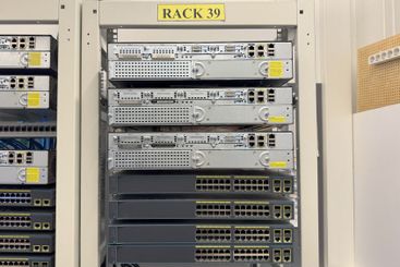 Network technology. IT Equipment indoor