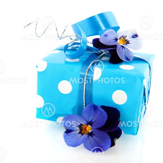 Blue little present