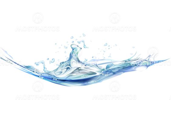 splash of water