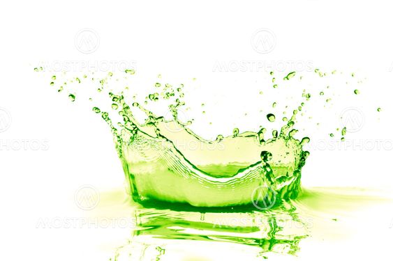 lime drink splash