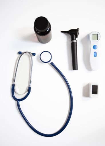 Neat arrangement of medical tools