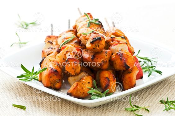 Chicken skewers