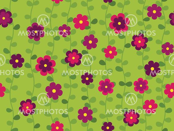 Seamless flower pattern