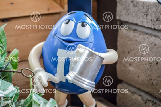 Blue M &M Image