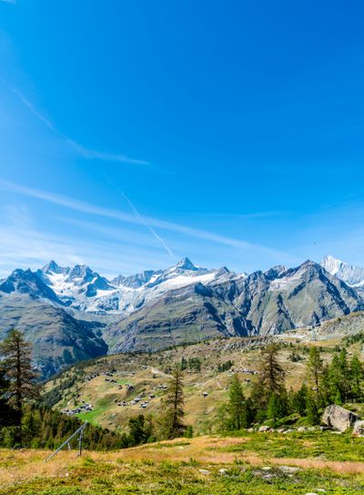 Alps Mountains in Zermatt, Switzerland