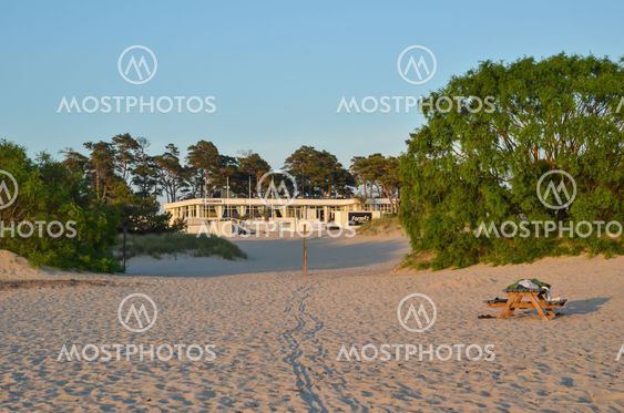 Från Tofta badstrand på Gotland