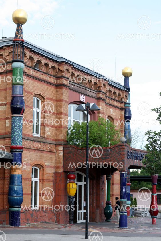 Hundertwasser station in Uelzen
