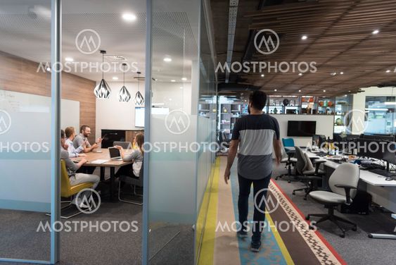 startup business team on meeting