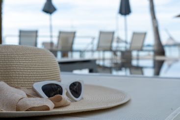 Summer views and travel accessories