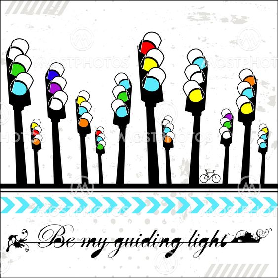 Be my guiding light - card