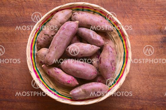 Raw Purple Sweet Potato