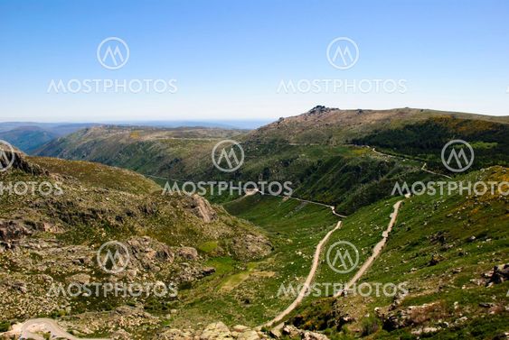 Vale Rossim Valley, Serra da Estrela Naturpark, Portugal