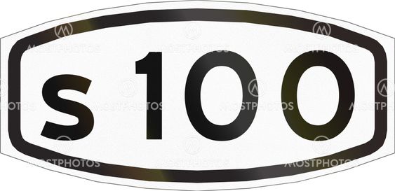 A Dutch numbered road shield of a city route