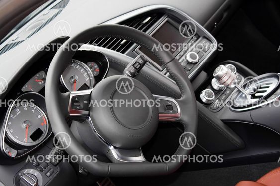 Modern Sports Car Interior