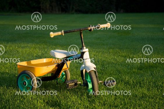 lonely empty child bike