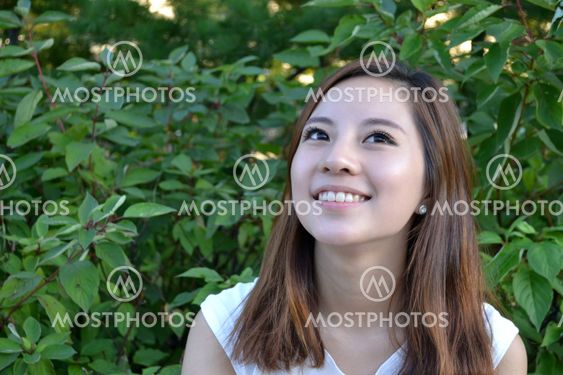 Attractive Young Asian Woman's Portrait