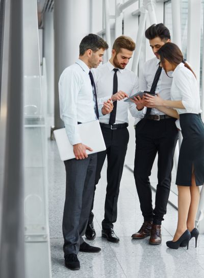 Business People Working as a Team at the Office