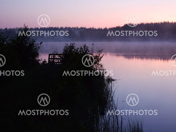 Sago-Lake in Småland, Sweden