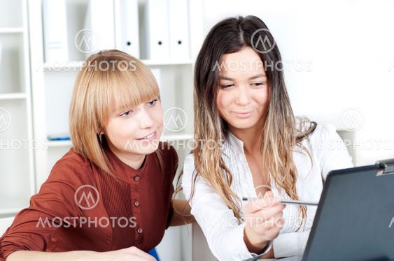portrait of beautiful business women